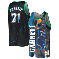 Kevin Garnett Minnesota Timberwolves 2003-04 Hardwood Classics Player Burst Tank Top Black | Mitchell & Ness online