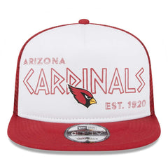 Arizona Cardinals New Era Banger 9FIFTY Trucker Snapback Hat White/Cardinal