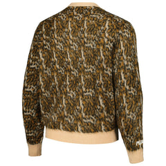 Chicago White Sox PLEASURES Cheetah Cardigan Button-Up Sweater - Brown - MLB on Sale
