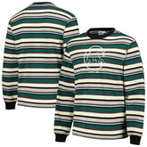 Chicago Cubs PLEASURES Ballpark Long Sleeve T-Shirt - Cream/Green - MLB Online