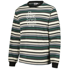 St. Louis Cardinals PLEASURES Ballpark Long Sleeve T-Shirt - Cream/Green - MLB Lifestyle