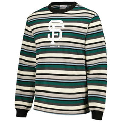San Francisco Giants PLEASURES Ballpark Long Sleeve T-Shirt - Cream/Green - MLB on Sale