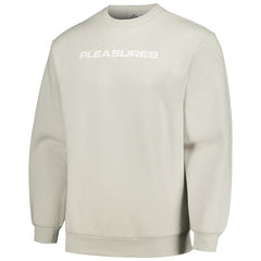 Cleveland Guardians PLEASURES Ballpark Pullover Sweatshirt - Gray - MLB Lifestyle