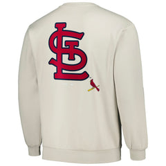 St. Louis Cardinals PLEASURES Ballpark Pullover Sweatshirt - Gray - MLB Lifestyle