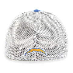 47 brand Los Angeles Chargers '47 Leather Head Flex Hat Powder Blue