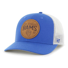 47 brand Los Angeles Rams '47 Leather Head Flex Hat Blue