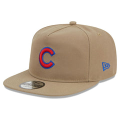 Chicago Cubs New Era Golfer Adjustable Hat - Khaki - New Era Discount