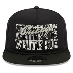 Chicago White Sox New Era Street Team A-Frame Trucker 9FIFTY Snapback Hat - Black - New Era Lifestyle