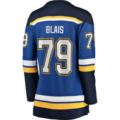 Sammy Blais St. Louis Blues Women's Fanatics Home Breakaway Jersey - Blue - NHL 200037540