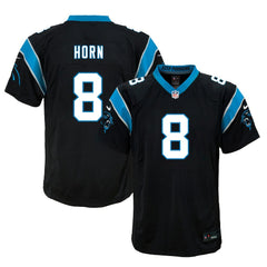 Nike Jaycee Horn Carolina Panthers Youth Game Jersey Black