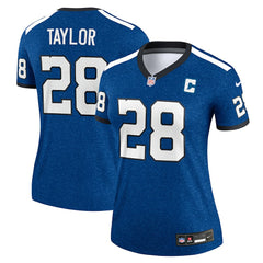 Nike Jonathan Taylor Indianapolis Colts Women's Alternate Legend Player Performance Top Royal