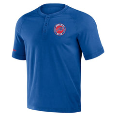 Fanatics Buffalo Bills NFL x Darius Rucker Collection Washed Raglan Henley T-Shirt Royal