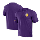 Fanatics Minnesota Vikings NFL x Darius Rucker Collection Washed Raglan Henley T-Shirt Purple