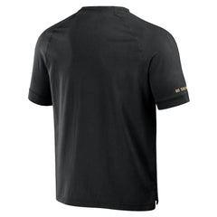 Fanatics New Orleans Saints NFL x Darius Rucker Collection Washed Raglan Henley T-Shirt Black