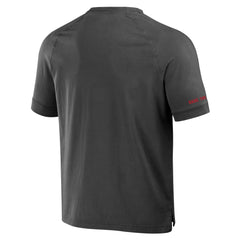 Fanatics Tampa Bay Buccaneers NFL x Darius Rucker Collection Washed Raglan Henley T-Shirt Pewter