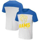 Fanatics Los Angeles Rams NFL x Darius Rucker Collection Colorblocked T-Shirt White/Royal