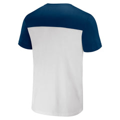 Fanatics Seattle Seahawks NFL x Darius Rucker Collection Colorblocked T-Shirt White/College Navy
