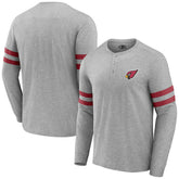 Fanatics Arizona Cardinals NFL x Darius Rucker Collection Henley Long Sleeve T-Shirt Heather Gray