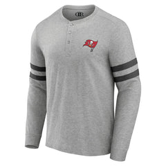 Fanatics Tampa Bay Buccaneers NFL x Darius Rucker Collection Henley Long Sleeve T-Shirt Heather Gray