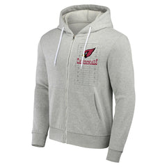 Fanatics Arizona Cardinals NFL x Darius Rucker Collection Domestic Full-Zip Hoodie Heather Gray