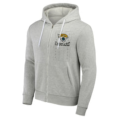 Fanatics Jacksonville Jaguars NFL x Darius Rucker Collection Domestic Full-Zip Hoodie Heather Gray