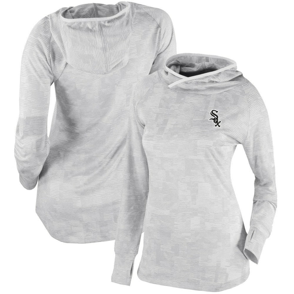 Chicago White Sox Columbia Women's Omni-Wick Sunday Ball Pullover Hoodie - White - Columbia Sale