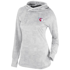 Cleveland Guardians Columbia Women's Omni-Wick Sunday Ball Pullover Hoodie - White - Columbia Lifestyle