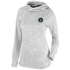 Milwaukee Brewers Columbia Women's Omni-Wick Sunday Ball Pullover Hoodie - White - Columbia on Sale