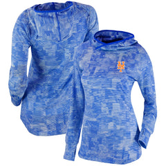 New York Mets Columbia Women's Omni-Wick Sunday Ball Pullover Hoodie - Royal - Columbia on Sale