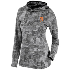 San Francisco Giants Columbia Women's Omni-Wick Sunday Ball Pullover Hoodie - Black - Columbia on Sale