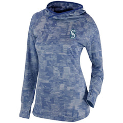 Seattle Mariners Columbia Women's Omni-Wick Sunday Ball Pullover Hoodie - Navy - Columbia Sale