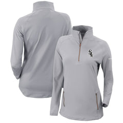 Chicago White Sox Columbia Women's Omni-Wick Outward Nine Quarter-Zip Pullover Top - Gray - Columbia Discount