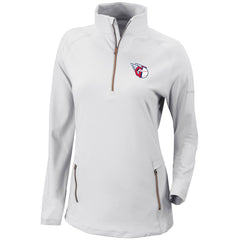 Cleveland Guardians Columbia Women's Omni-Wick Outward Nine Quarter-Zip Pullover Top - White - Columbia Lifestyle