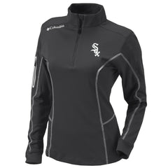 Chicago White Sox Columbia Women's Omni-Wick Shotgun Quarter-Zip Pullover Top - Charcoal - Columbia Lifestyle