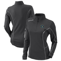 Milwaukee Brewers Columbia Women's Omni-Wick Shotgun Quarter-Zip Pullover Top - Charcoal - Columbia Discount