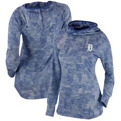 Detroit Tigers Columbia Women's Omni-Wick Sunday Ball Pullover Hoodie - Navy - Columbia Online