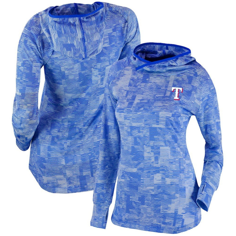 Texas Rangers Columbia Women's Omni-Wick Sunday Ball Pullover Hoodie - Royal - Columbia Online