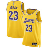 LeBron James Los Angeles Lakers Unisex Swingman Jersey Icon Edition Gold | Nike online