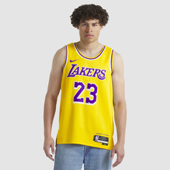 LeBron James Los Angeles Lakers Unisex Swingman Jersey Icon Edition Gold | Nike online
