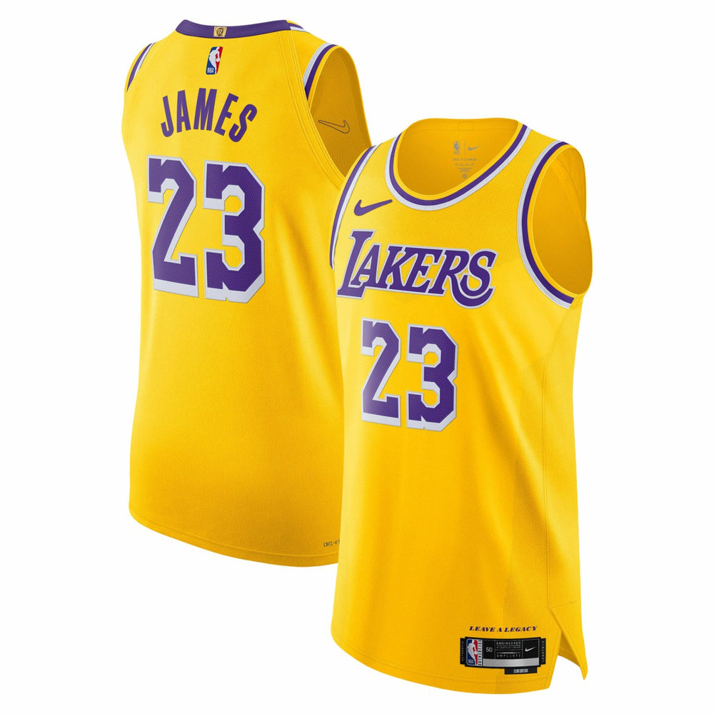 LeBron James Los Angeles Lakers Authentic Jersey Icon Edition Gold | Nike Lifestyle