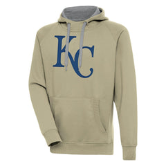 Kansas City Royals Antigua Victory Pullover Hoodie - Khaki - MLB on Sale