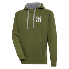 New York Yankees Antigua Victory Pullover Hoodie - Olive - MLB Online