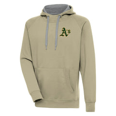 Athletics Antigua Victory Pullover Hoodie - Khaki - MLB Sale