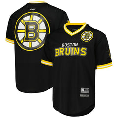 Boston Bruins Pro Standard Classic Mesh V-Neck T-Shirt - Black - NHL 200041437
