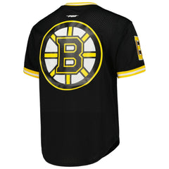 Boston Bruins Pro Standard Classic Mesh V-Neck T-Shirt - Black - NHL 200041437