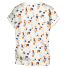Houston Astros Lusso Women's Madge Dolman Tri-Blend T-Shirt - White - MLB Lifestyle