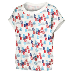 St. Louis Cardinals Lusso Women's Madge Dolman Tri-Blend T-Shirt - White - MLB Lifestyle