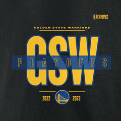 Golden State Warriors 2023 NBA Playoffs Jump Ball T-Shirt Black | Fanatics for sale