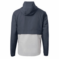 Cleveland Guardians Cutter & Buck Charter Eco Recycled Half-Zip Anorak Jacket - Navy/Gray - MLB Online