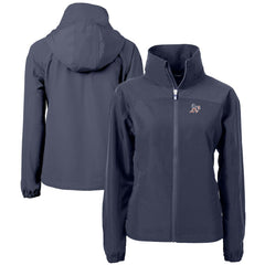 Athletics Cutter & Buck Women's Charter Eco Recycled Full-Zip Jacket - Navy - MLB Discount